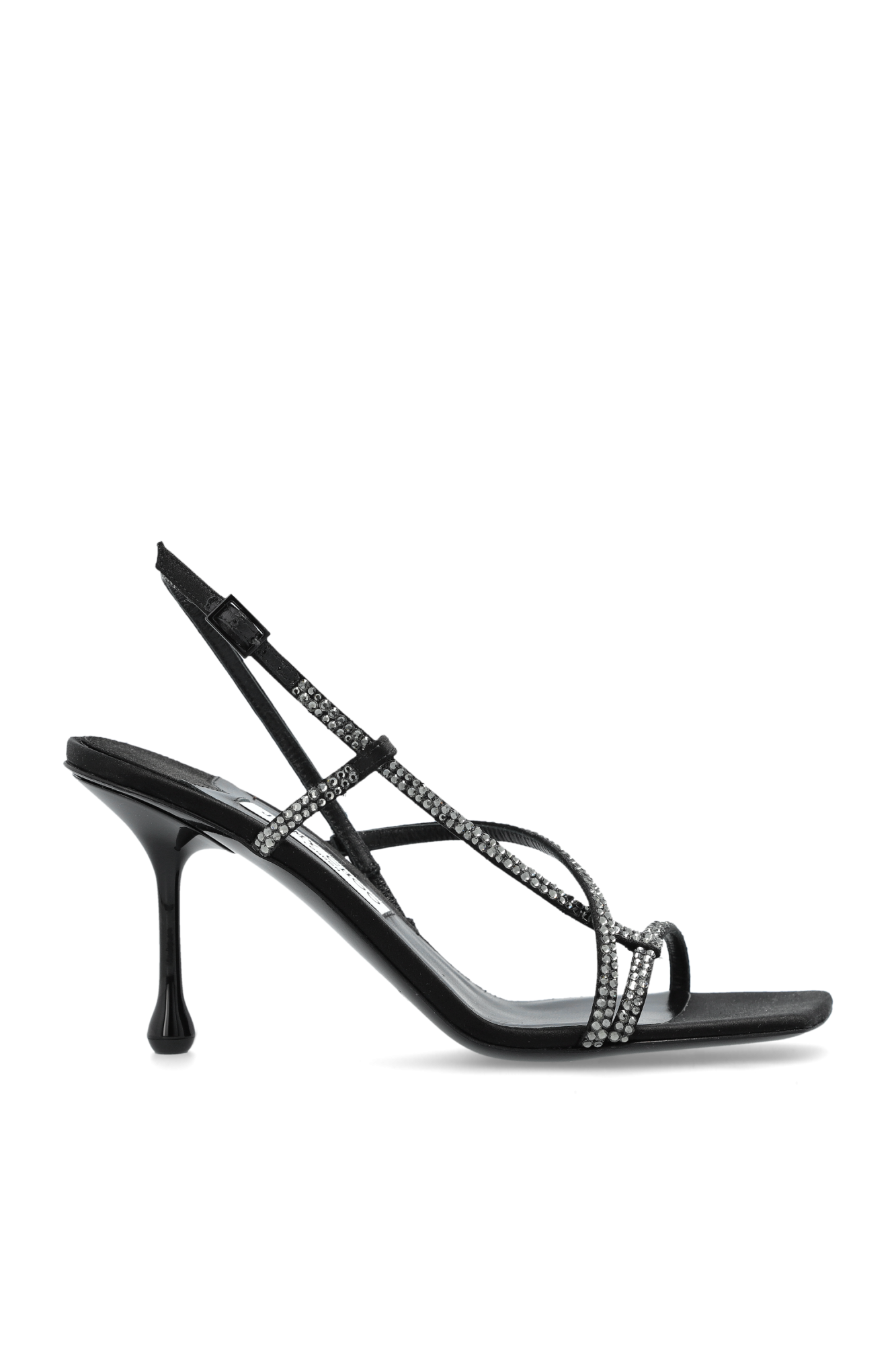 【JIMMY CHOO】 Etana 80mm サンダル ETANA 80WCH BLACK/SMOKE Jimmy Choo Women's Etana 80 High Heel Sandals | Bloomingdale's